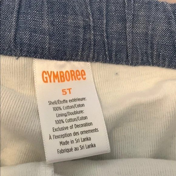 Gymboree Chambray Skort with Embroidered Pumpkins - Picture 2 of 5